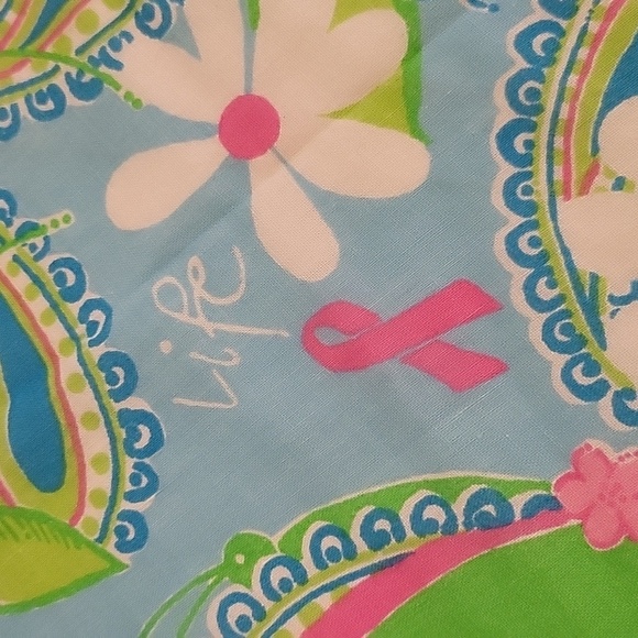 Lilly Pulitzer Ford Breast Cancer Awareness Scarf - Picture 5 of 7